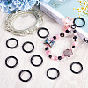SOFPLATE 18Pcs Zinc Alloy Spring Gate Rings FIND-SP0001-39-4