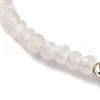 Natural Rose Quartz Beaded Bracelets BJEW-JB06384-09-4