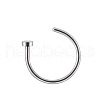 G23 Titanium C Shaped Clip on Nose Rings WGA60F5-01-5
