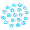 Transparent Deep Sky Blue Acrylic Beads TACR-YW0001-08G-3