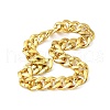 Unisex Thick CCB Plastic Cuban Link Chains Necklaces NJEW-V006-02G-2