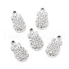 Alloy Rhinestone Pendants ALRI-C008-11P-3