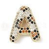 Brass Micro Pave Cubic Zirconia Pendants KK-Z108-02G-A-1