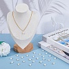 FIBLOOM 40Pcs 2 Colors Natural Cultured Freshwater Pearl Charms FIND-FI0001-15-4