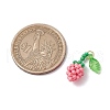 Glass Seed Beaded Rose Pendants PALLOY-MZ00627-05-2