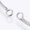 Tarnish Resistant Adjustable 304 Stainless Steel Bracelet Making X-STAS-G169-02P-3