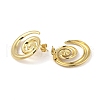 Ion Plating(IP) 304 Stainless Steel Stud Earrings Finding for Women EJEW-B050-14G-2