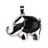 Natural Obsidian Pendants G-G112-01P-13-1