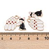 Alloy Enamel Pendants FIND-C068-06KCG-3