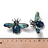 Tibetan Style Alloy Insect Brooches JEWB-A021-03AS-08-3