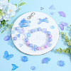 SUNNYCLUE 100G Transparent Frosted Resin Beads RESI-SC0003-26-4