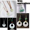 CHGCRAFT 10Pcs 10 Styles Natural & Synthetic Gemstone Pendants G-CA0001-52-5