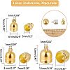 SUPERFINDINGS Brass Cord Ends KK-FH0001-82-2