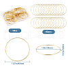SOFPLATE 60Pcs Brass Linking Rings KK-SP0002-13B-2