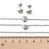 Tarnish Resistant 304 Stainless Steel Jewelry Sets SJEW-H144-23P-5