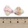 Opaque Resin Cabochons RESI-K043-06D-3