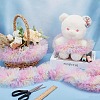 FINGERINSPIRE 2 Yards Polyester Mesh Tulle Trim Sewing Ribbon OCOR-FG0002-51-5