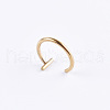 Stainless Steel 18 Gauge Fake Lip Rings Piercing Jewelry WG218DE-03-1
