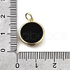 Brass Micro Pave Cubic Zirconia Pendants KK-S523-11G-3