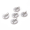 Non-Tarnish 304 Stainless Steel Charms STAS-Q201-T445-8S-3