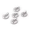 304 Stainless Steel Charms STAS-Q201-T445-8S-3