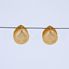 Teardrop Brass Hoop Earrings IB1799-3