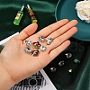 40Pcs 4 style Electroplated Glass Pendants EGLA-YW0001-13-6