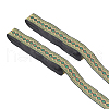GOMAKERER 2 Rolls Ethnic Style Polyester Ribbon OCOR-GO0001-30B-1