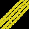 Transparent Glass Beads Strands X1-EGLA-A034-T8mm-MD29-2