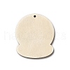 Single Face Printed Wood Pendants WOOD-H102-02C-3