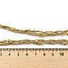 304 Stainless Steel 3-strand Braided Round Snake Chain Necklaces for Women NJEW-M098-04G-3