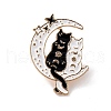 Moon Star Cats Enamel Pin JEWB-C011-05-1