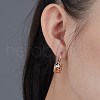 Brass Hoop Earrings EJEW-BB35981-2