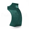 Bust Wood Covered with Microfiber Necklace Display Stands NDIS-F003-01A-3