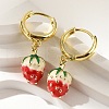Brass Hoop Earrings EJEW-S251-04E-G-2