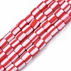 Handmade Polymer Clay Bead Strands CLAY-T020-12D-1