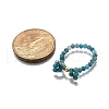 Natural Apatite Finger Rings RJEW-TA00204-02-3