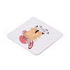 Square Paper Earring Display Cards CDIS-C004-02E-4