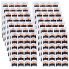Retro Hot Stamping Paper Photo Corner Self-Adhesive Stickers AJEW-WH20006-59E-1