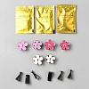 Flower Alloy Enamel Auto Car Air Vent Perfume Clip FIND-WH20003-71-1