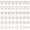 HOBBIESAY 48Pcs 6 Style Rhinestone Pandants ALRI-HY0001-03-1