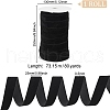 80 Yards Single Face Velvet Ribbon OCOR-WH0078-79C-2
