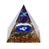 Orgonite Pyramid Resin Energy Generators DJEW-D013-05F-1