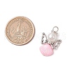 3Pcs 3 Colors Glass Pearl Pendants PALLOY-JF03471-2