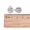 Non-Tarnish 201 Stainless Steel Charms STAS-S105-T057-4