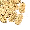Ion Plating(IP) 304 Stainless Steel Pendants STAS-E182-10G-1