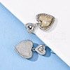 Brass Micro Pave Clear Cubic Zirconia Dangle Earrings EJEW-D322-01P-3