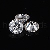 Pointed Back Glass Rhinestone Cabochons RGLA-WH0016-01S-2