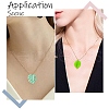 10Pcs 5 Styles Maple Leaf Silicone Beads SIL-YW0001-42-6