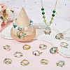 SUNNYCLUE 24Pcs 12 Styles Alloy Enamel Pendants ENAM-SC0005-37-4